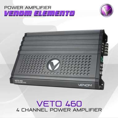 VENOM Elemento Power Amplifier Speaker Mobil VETO 460