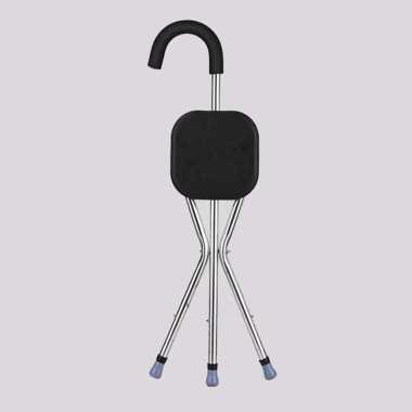Tongkat Jalan Kursi Lipat 2in1 Foldable Cane Chair Portable