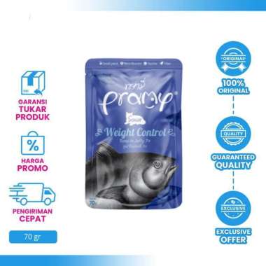 Pramy Adult 7+ Wet Cat Food 70gr – Makanan Kucing Senior Tuna 7+