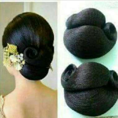 sanggul modern simple