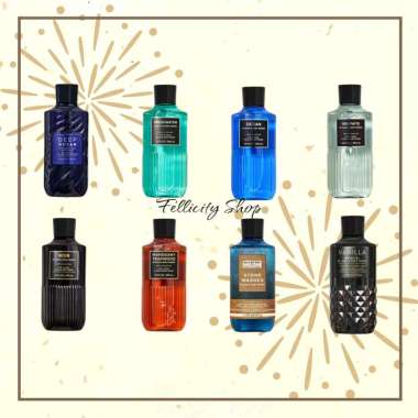 Body Wash 2 in 1 / 3 in 1 for Men Face,hair & body 295ml BBW Original USA Noir