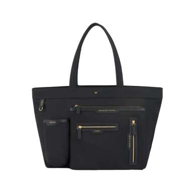 Anya Hindmarch E/W Multi Pocket Tote Bag Black Black