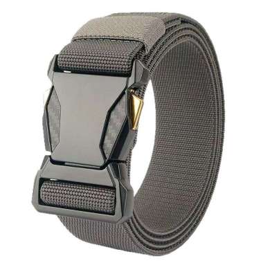 KNIGHT Ikat pinggang nylon canvas ikat pinggang pria/wanita tactical belt GRAY