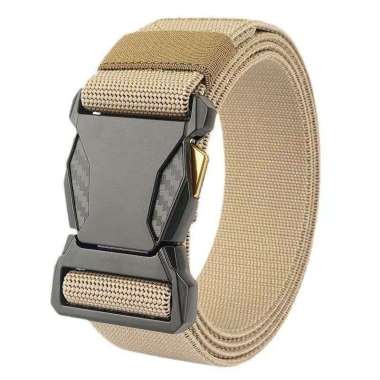 KNIGHT Ikat pinggang nylon canvas ikat pinggang pria/wanita tactical belt KHAKI