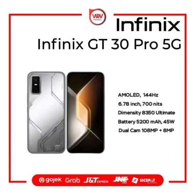 Hp Infinix GT 30 Pro 5G Ram 12GB Internal 512GB Garansi Resmi Blade White