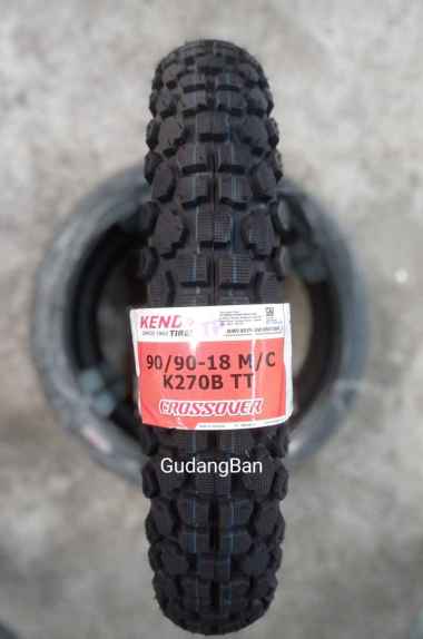 ( RING 18 ) K280 !!! 90 / 90 - 18 KENDA Dual Purpose TUBETYPE Trail Custom SEMITRAIL