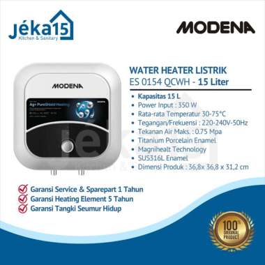 MODENA ES 0154 QCWH Water Heater Listrik - Pemanas Air Mandi 15 L