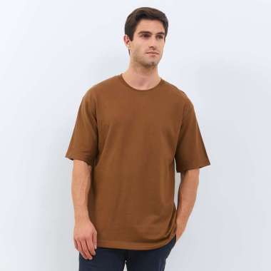 M231 T-Shirt Polos Oversized Pendek 0228 Dewasa-M Hitam