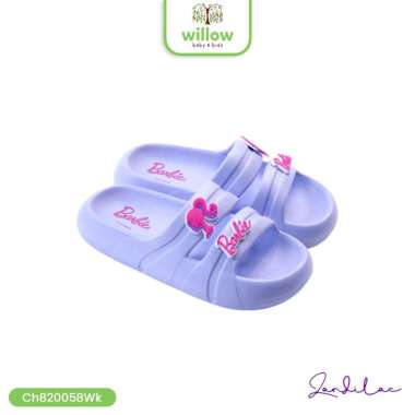 Sandal Japit Anak - Zandilac Barbie Series Biru Heather