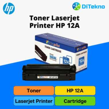 Tinta HP 12A Toner Catridge Blueprint LaserJet 1010 1020