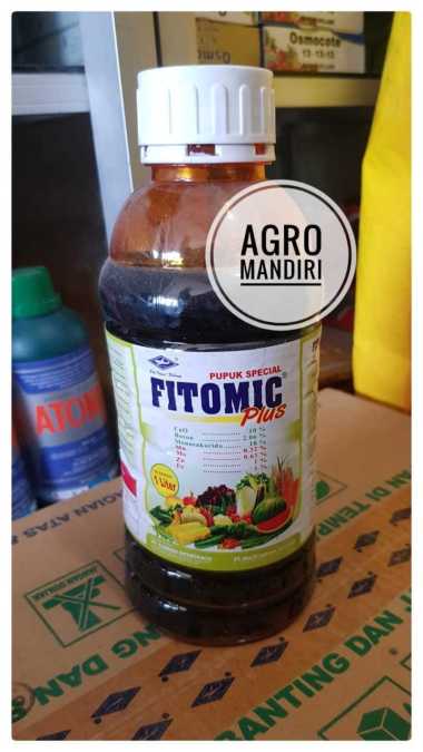 Fitomic Plus 1 Liter Pupuk Mikro Lengkap Kalsium Boron NPK Besi Mangan