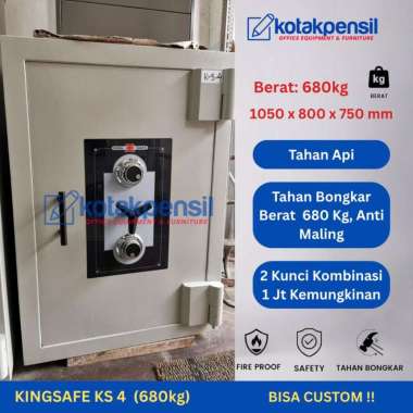 Brankas Kingsafe KS 4 Brankas Besar Tahan Api King Safe KS4 Tahan Bongkar|Bramkas Uang & Emas
