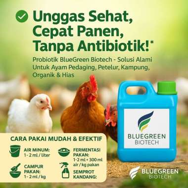 BlueGreen Biotech Probiotik Unggas Terbaik
