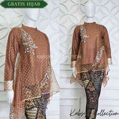 Kebaya Modern Sabrina / Kebaya Kondangan Atasan Kondangan / Kebaya Kutubaru / Kebaya Melayu Milo