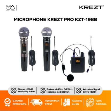Microphone KREZT KZT-198B - Garansi Resmi
