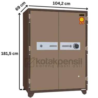 Brankas DAICHIBAN DS 808 DF|Brankas Digital|Brankas Besar|Brankas Dokumen|Brankas Uang dan Emas taha