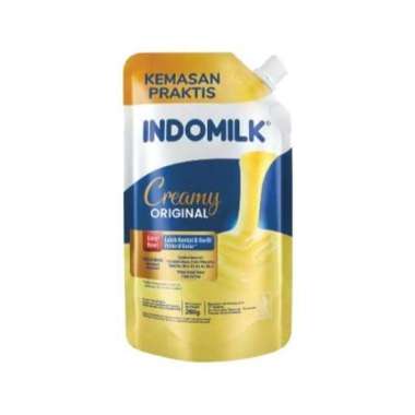 Indomilk Krimer Kental Manis Putih Pouch 260 gr