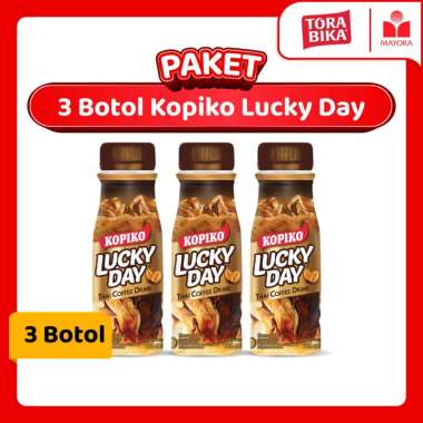 Paket 3 Botol Kopiko Lucky Day