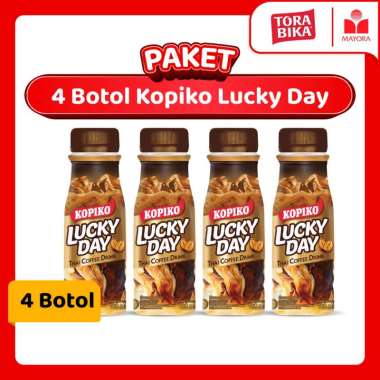 Paket 4 Botol Kopiko Lucky Day