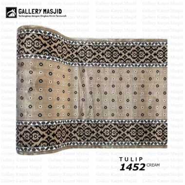 PT. GMI - Karpet Masjid Meteran Turki Tulip Tebal 12mm Warna Krem / Karpet Masjid Roll / Sajadah Mas