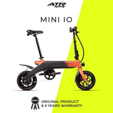 United Bike Sepeda Lipat Listrik E-BIKE MG12 MINI IO (20) BW-GN