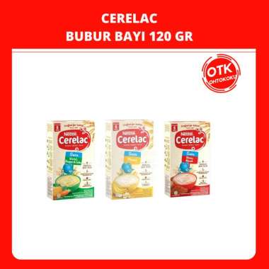 NESTLE BUBUR CERELAC SEREAL SUSU 120GR beras merah susu