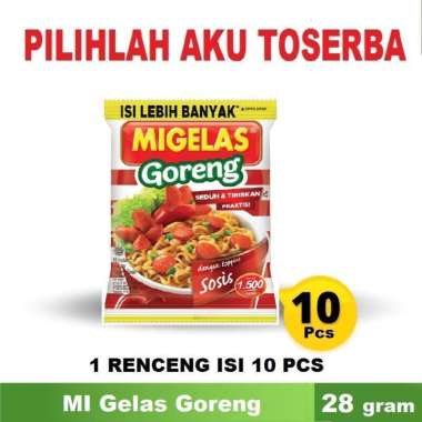 Mie Gelas Migelas GORENG @35 Gr - (HARGA 1 Renceng isi 10 Pcs)
