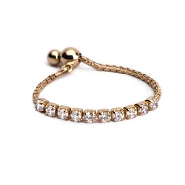 Cincin Serut Emas 7k - Flexi Gold Ring - Luxxe Collection - Juene Jewelry 7 White