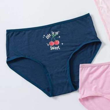 Young Curves Panty Kids Cherry Viscose Mini C24-100194 L Dark Blue