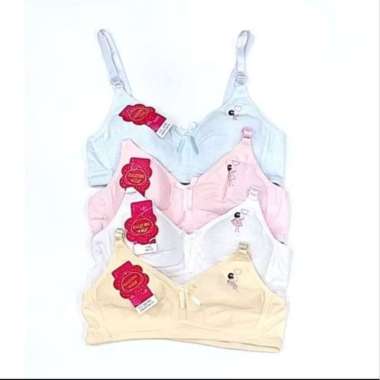 Warna Pink Polos Adinda Ukuran 32 RT Bra Remaja Tanpa Kawat Ukuran 32-38