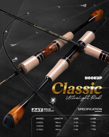 Joran Hookup Classic Ultralight | Joran Spinning Solid Carbon 180