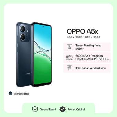 Smartphone OPPO A5x RAM 6/128GB New - Black RAM 6/128 Pink