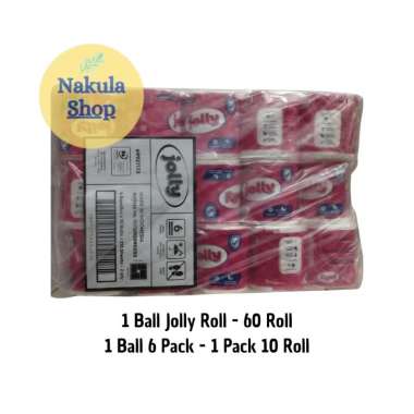 Tissue Tissu Tisu Jolly Roll 1 Ball (1 Ball isi 60 Roll)