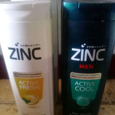 zinc men shampoo 340ml zinc lemon fresh lemon