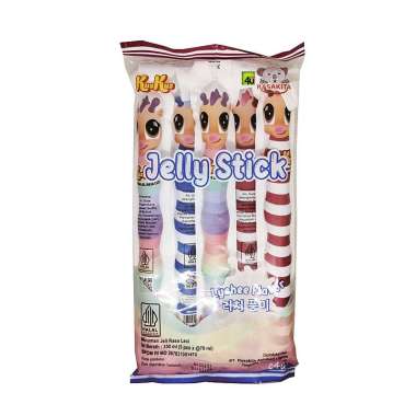 KusKus - Minuman Jelly dan Yoghurt Ice Stick - Pack isi 5 pcs JELLY LYCHEE