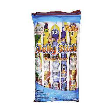 KusKus - Minuman Jelly dan Yoghurt Ice Stick - Pack isi 5 pcs JELLY MANGO