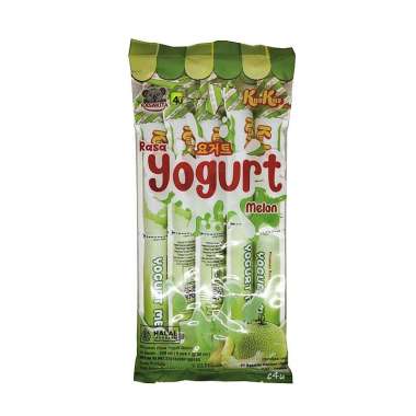 KusKus - Minuman Jelly dan Yoghurt Ice Stick - Pack isi 5 pcs YOGHURT MELON