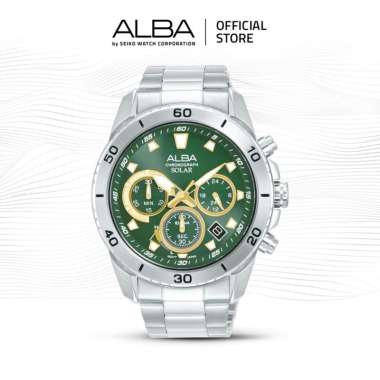 [NEW ARRIVAL] Alba Active Jam Tangan Pria Solar Chronograph Collection AZ5011 AZ5013 AZ5015 AZ5017 A