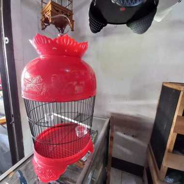 Sangkar Burung Perkutut dari Besi bentuk mahkota