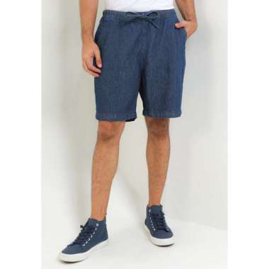 Hush Puppies Celana Pendek Pria Pl Mando Sp Dark Blue L Dark Blue