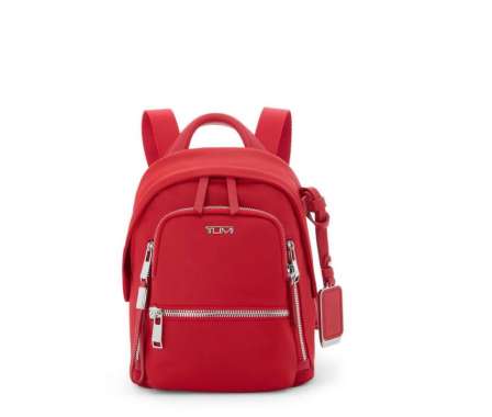 TUMI Voyageur Celina Mini Backpack Bag - Tas Ransel Wanita - Red