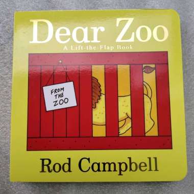 Buku Cerita Anak, Board Book Bahasa Inggris Dear Zoo