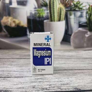 Mineral Magnesium IPI Per Botol isi 45 Tablet - Magnesium Tablet