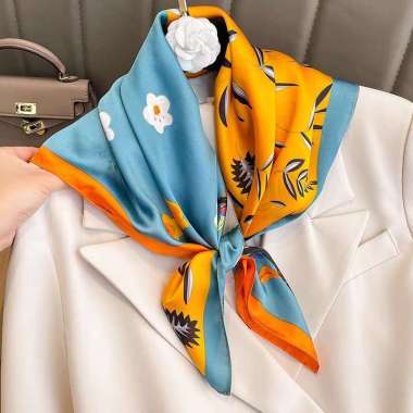TOKO1973 AMIRA 90X90cm Korean syal scarf leher scarf tas neck scarf pashmina bohemian gypsy hijab ba