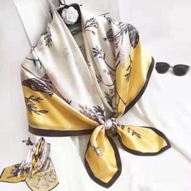 TOKO1973 AMIRA 90X90cm Korean syal scarf leher scarf tas neck scarf pashmina bohemian gypsy hijab ba
