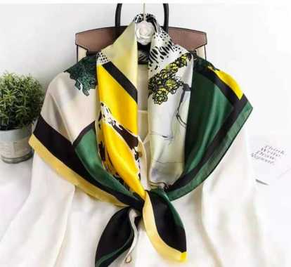 TOKO1973 AMIRA 90X90cm Korean syal scarf leher scarf tas neck scarf pashmina bohemian gypsy hijab ba