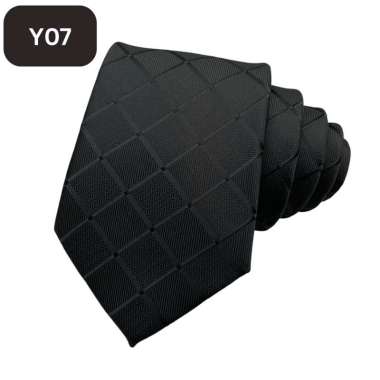 TOKO1973 NOIR - DASI HITAM MANUAL 8CM dasi pria dasi regular dasi formal dasi kantor wedding tie 07