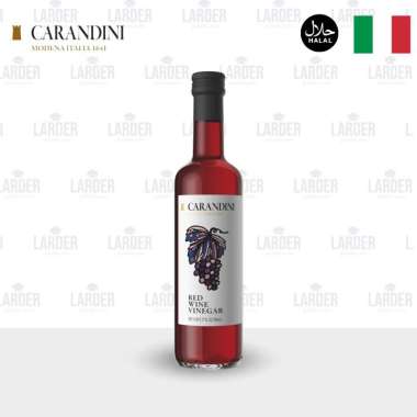 CARANDINI Red Grape Vinegar 500ml Cuka Anggur Merah Impor