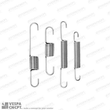 Titanium Per Standar Set Zegna Silver Vespa Sprint Primavera Standar Samping & Tengah