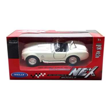 Welly Nex 1:34 - 1965 Shelby Cobra 427 S/C Putih